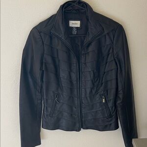 Vintage Neiman Marcus Women's Black Leather Jacket